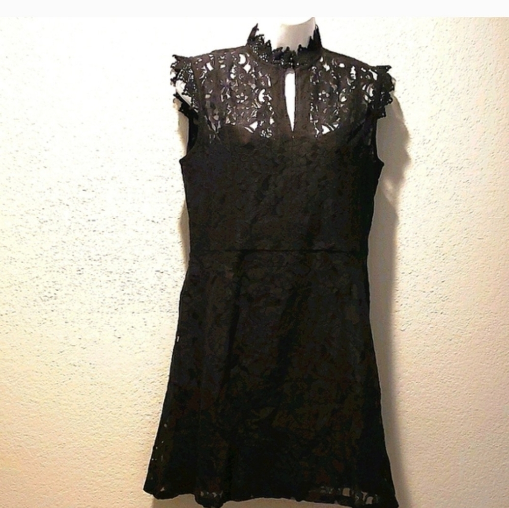 Black Rapture Obey sleeveless lace Dress